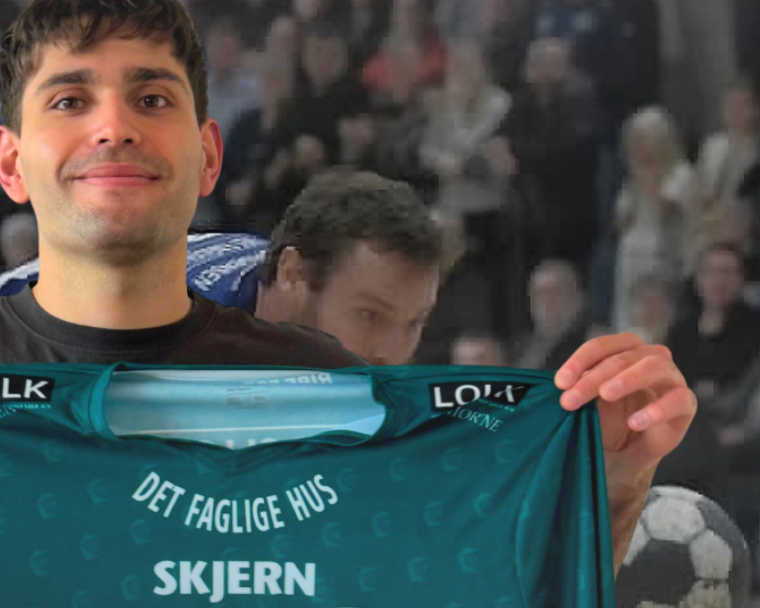 Salah Boutaf skifter fra GOG på en toårig aftale. Pressefoto: Ribe-Esbjerg HH.