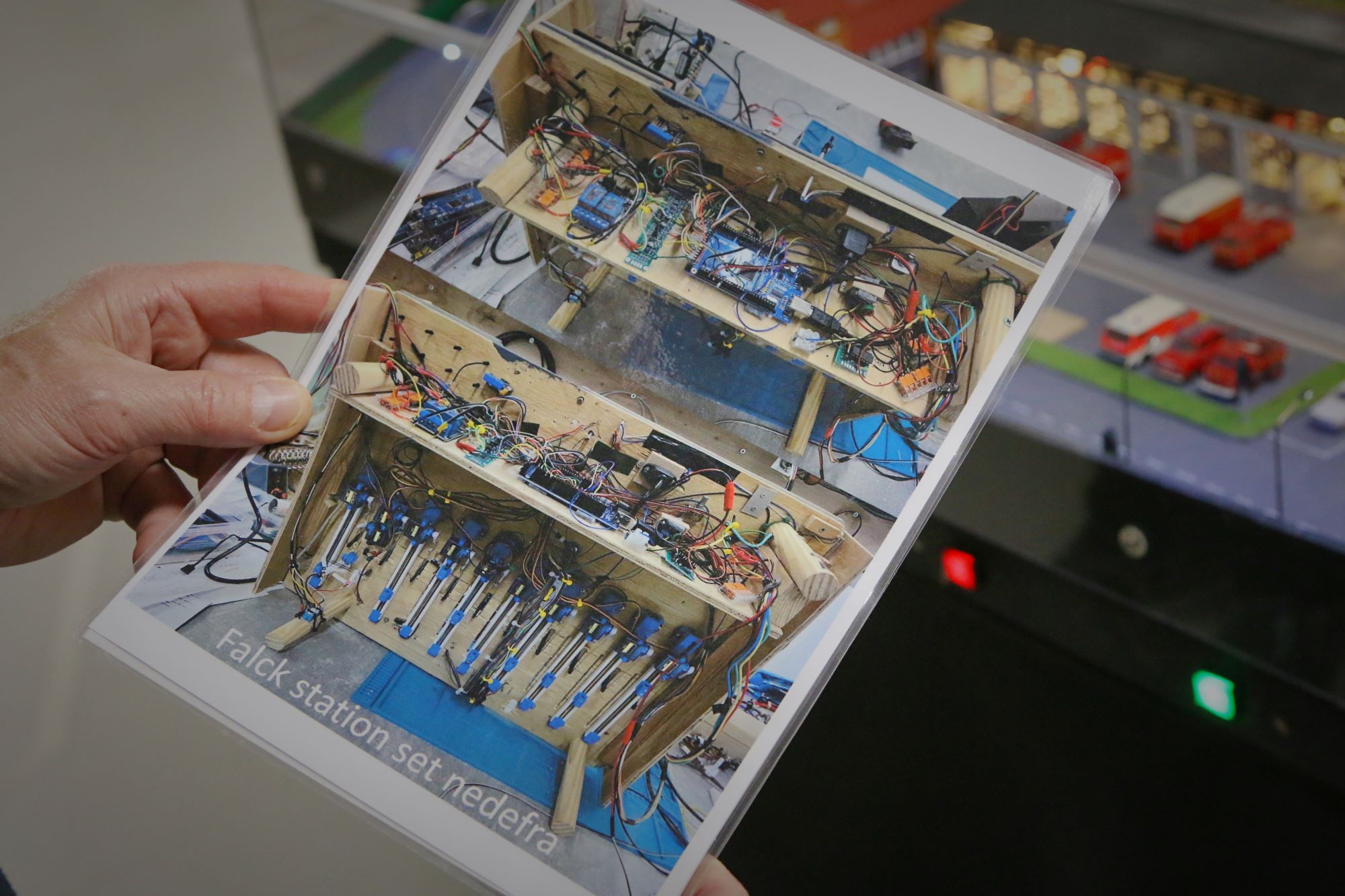 Vildt diagram - så meget elektronik skal der til. Foto: Johnny Tauman.
