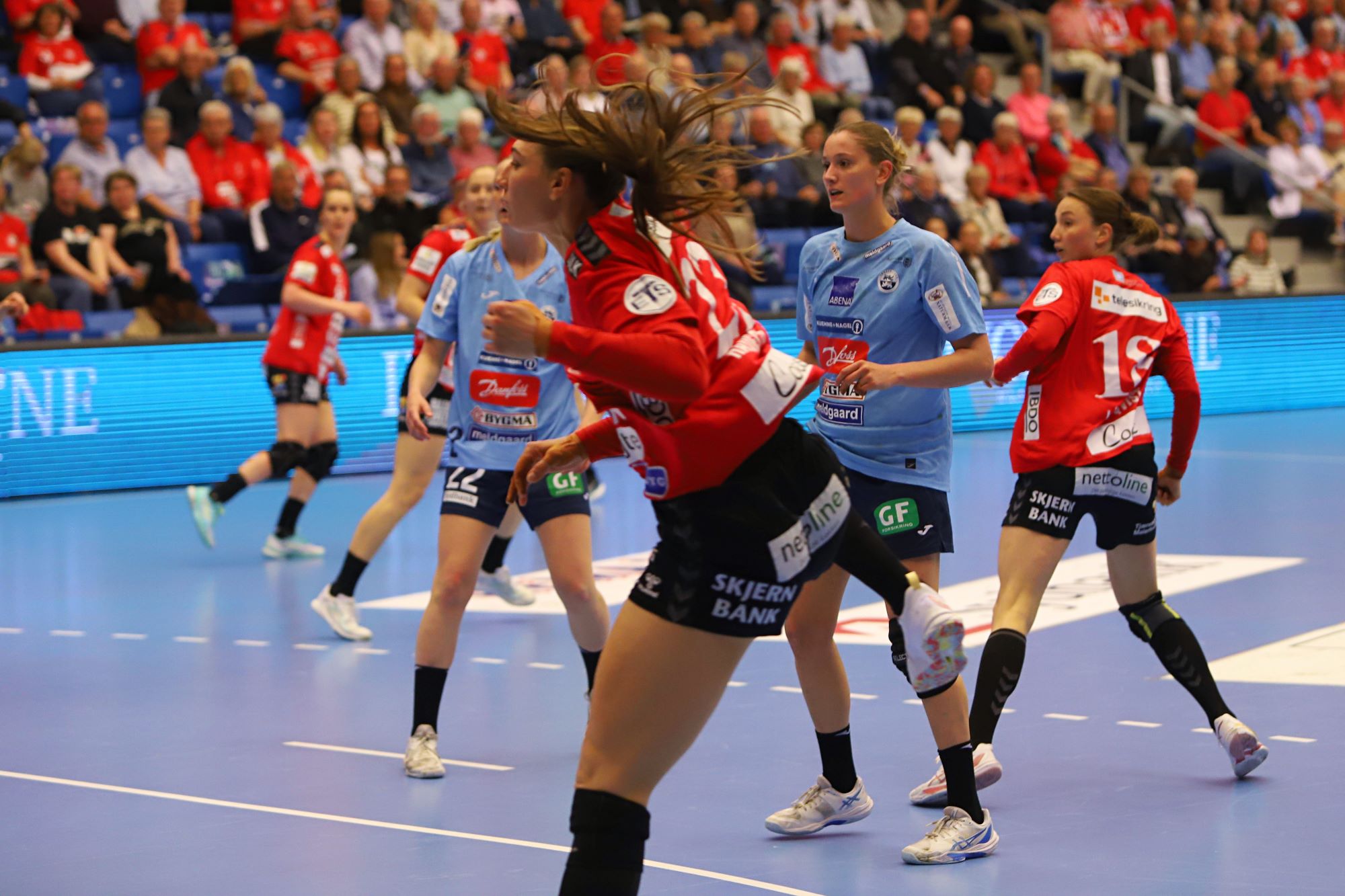 Vildskaben var tydelig hos Line Haugsted. Foto: Johnny Tauman.