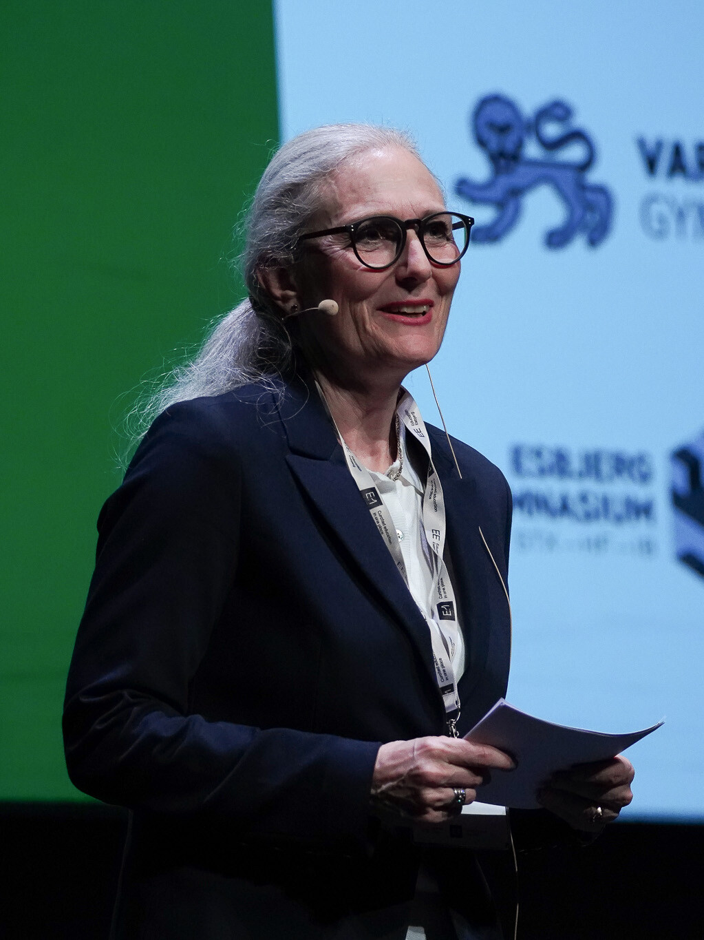 Sygehusdirektør Anna-Marie Bloch Münster, bestyrelsesleder i Education Esbjerg, pegede på behovet for stærkere samarbejde mellem kommuner, virksomheder og uddannelsesinstitutioner. Foto: Education Esbjerg.