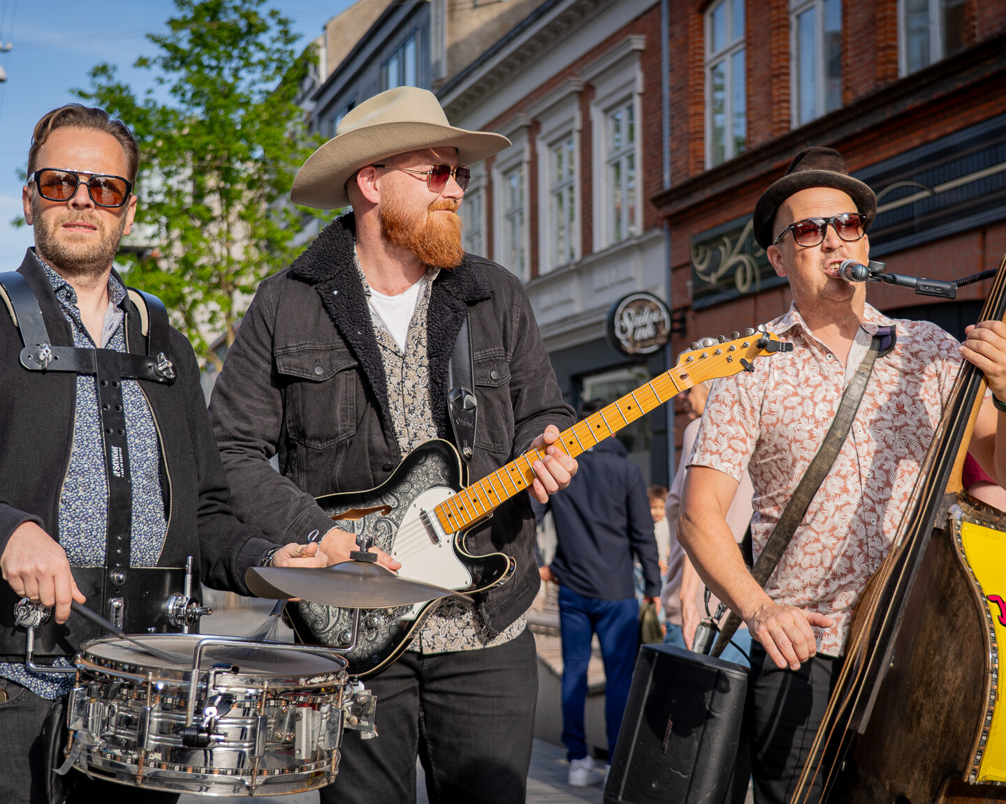 Jumpin' Jacks var med til at sætte stemningen i Kongensgade. Foto: Fjodor Pedersen.
