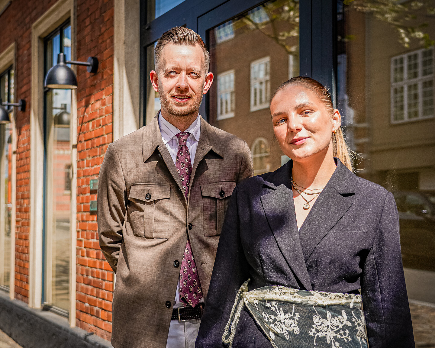Søren Uhre Pedersen og Mai Büll Iversen åbner til juni i Kirkegade 21. Foto: Fjodor Pedersen.