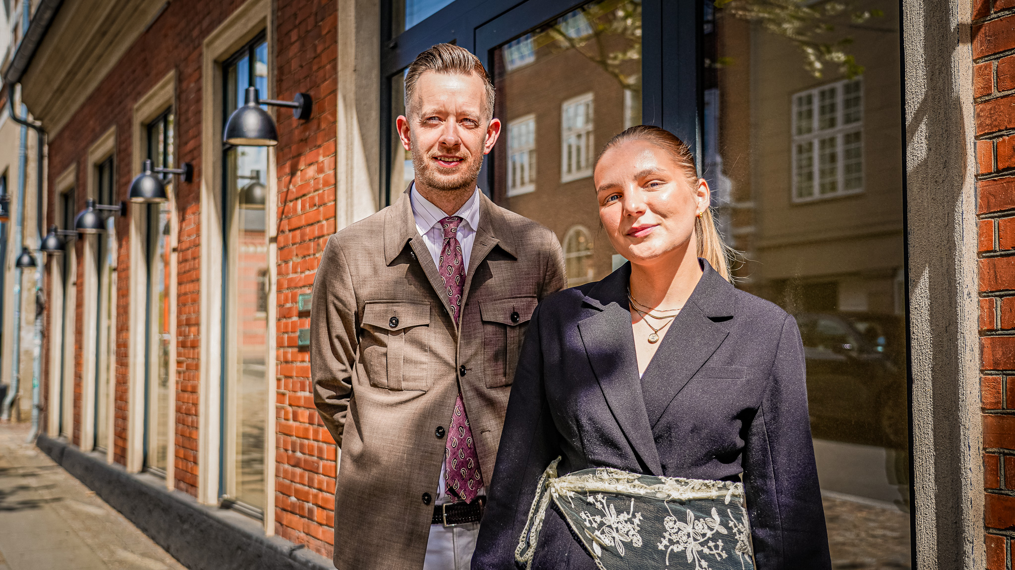 Søren Uhre Pedersen og Mai Büll Iversen åbner til juni i Kirkegade 21. Foto: Fjodor Pedersen.