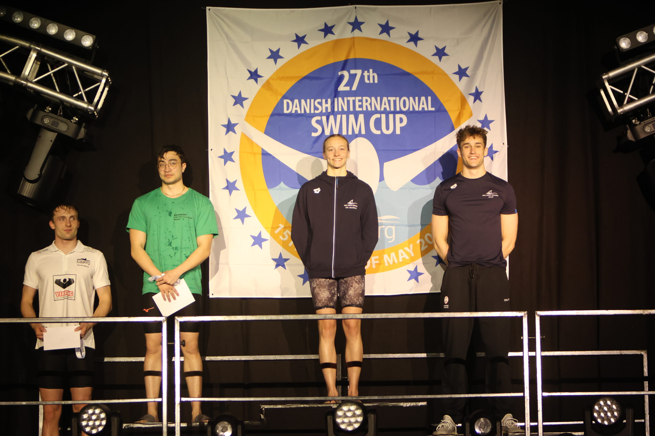 Ida Jacobsen og Shawn Wolf hentede medaljer og topplaceringer ved det internationale stævne i Esbjerg. Foto: Flemming Vagtborg.