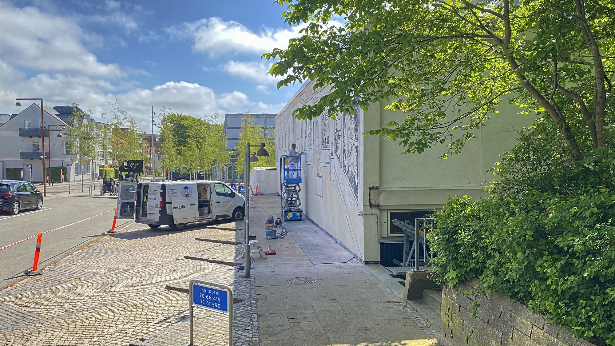 Med den opdaterede facade vil kunstpavillonen fra 1960'erne tiltrække sig fornyet visuel opmærksomhed. Foto: Johnny Tauman.