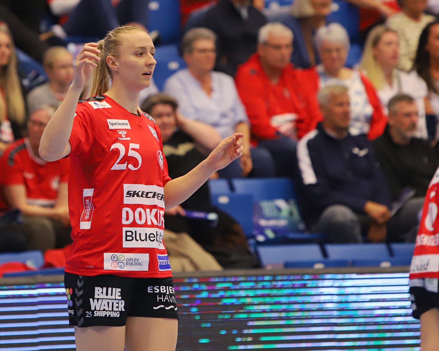 Henny Reistad bliver som altid en nøglespiller for Team Esbjerg i slutspilskampene. Foto: Johnny Tauman.