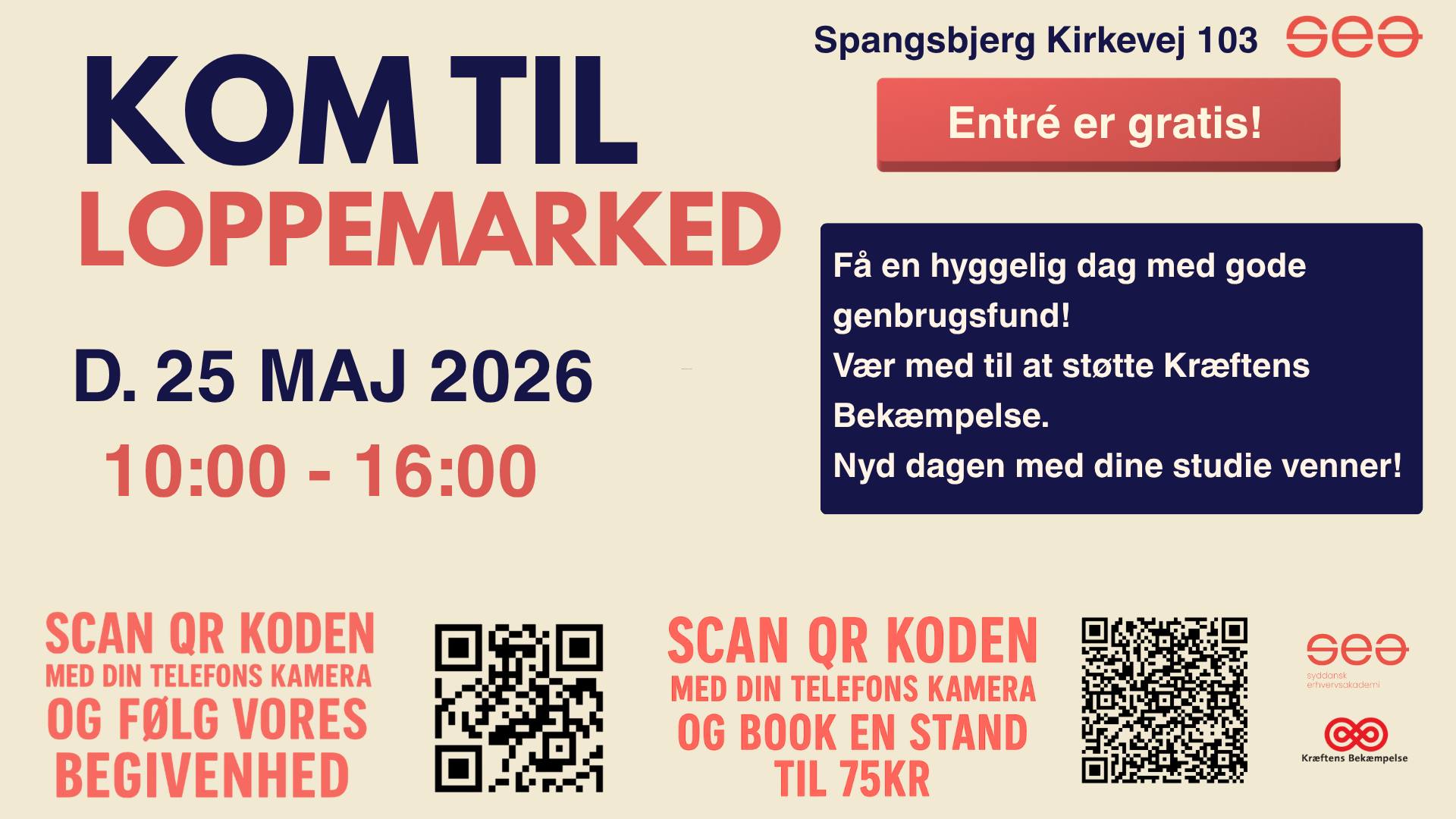 Er man interesseret, kan man selv booke en stand. Link findes også længere nede i artiklen. 