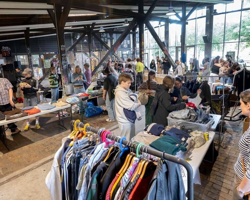 Der har flere gange tidligere været afholdt vintagemarkeder på GAME Street Mekka. Arkivfoto: Esbjerg Kommune.