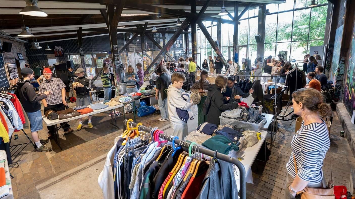 Der har flere gange tidligere været afholdt vintagemarkeder på GAME Street Mekka. Arkivfoto: Esbjerg Kommune.