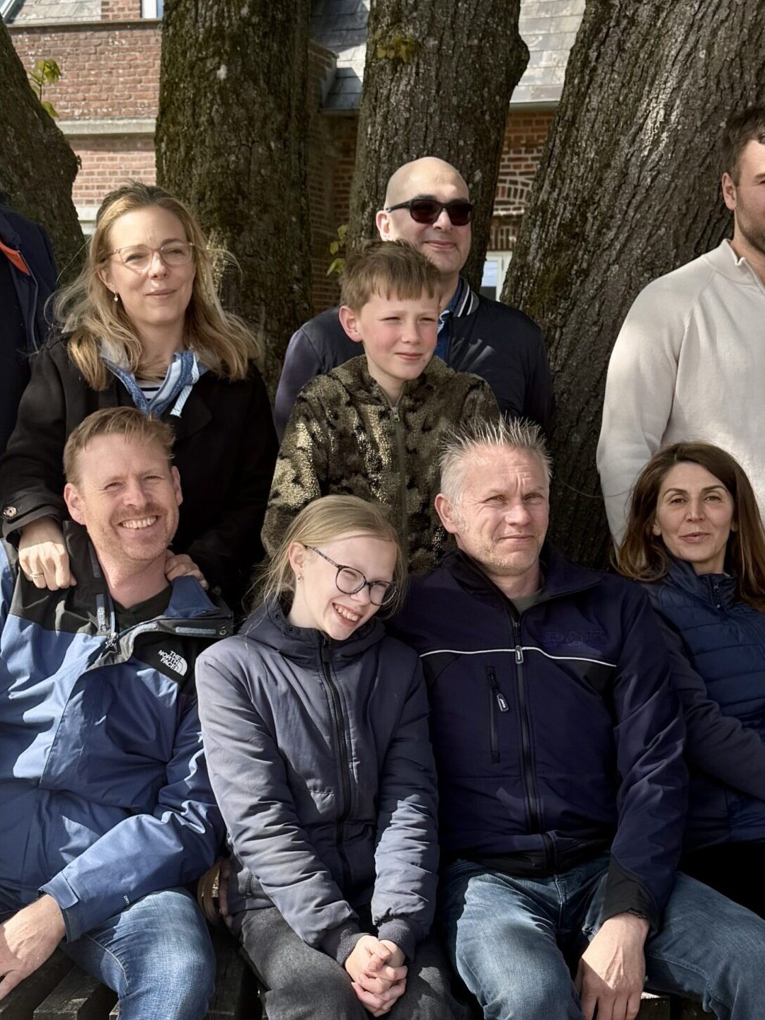 Hele holdet af hollændere fotograferet i Bramming. Foto: Esbjerg Kommune.