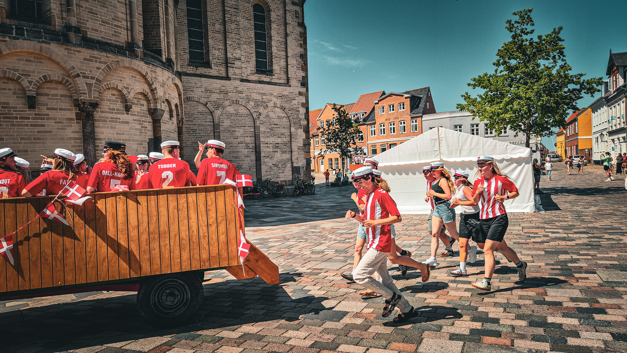 Studenter i Ribe, 2026. Foto: Camilla Uth.