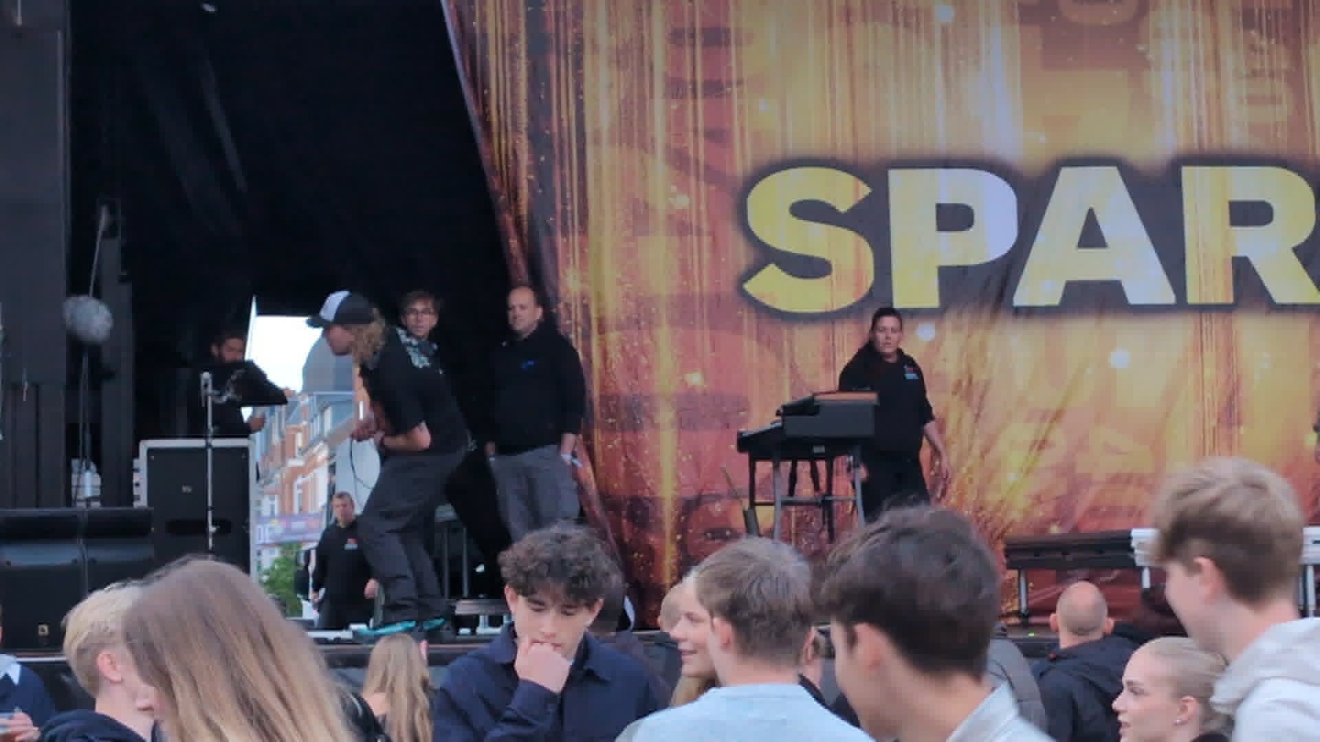Spar2's store torvekoncert blev en fuser. Om bandet genoptager en anden dag er pt uvist. Foto: Brian Andersen.