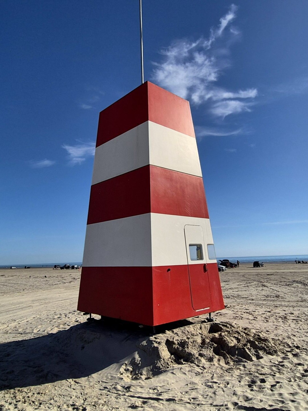 Livreddertårn, Rindby Strand på Fanø. Foto: Camilla Uth.