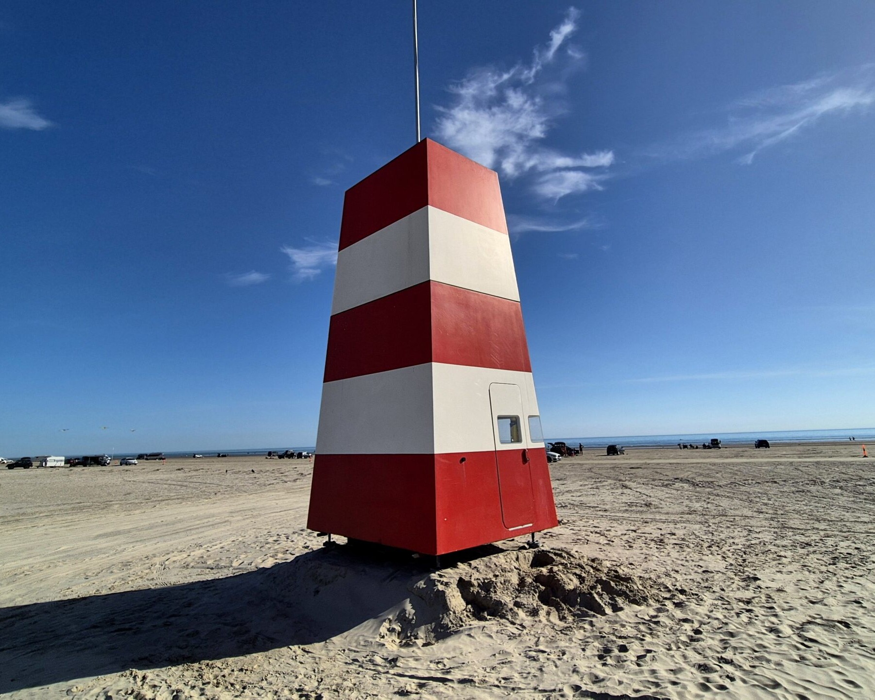 Livreddertårn, Rindby Strand på Fanø. Foto: Camilla Uth.
