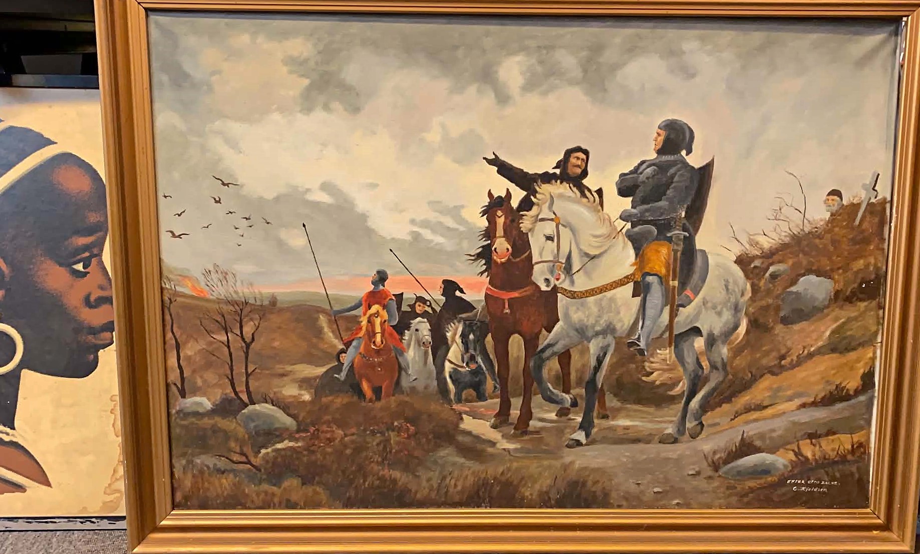 Et maleri af Napoleon - også en kopi. Foto: Johnny Tauman.
