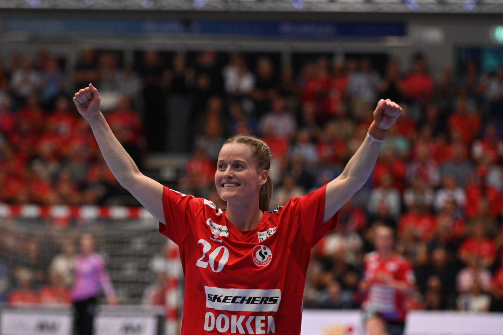 Den er hjemme! Team Esbjerg sejrede på hjemmebanen og er nu Danmarksmestre! Foto: Marc M. Andersen.
