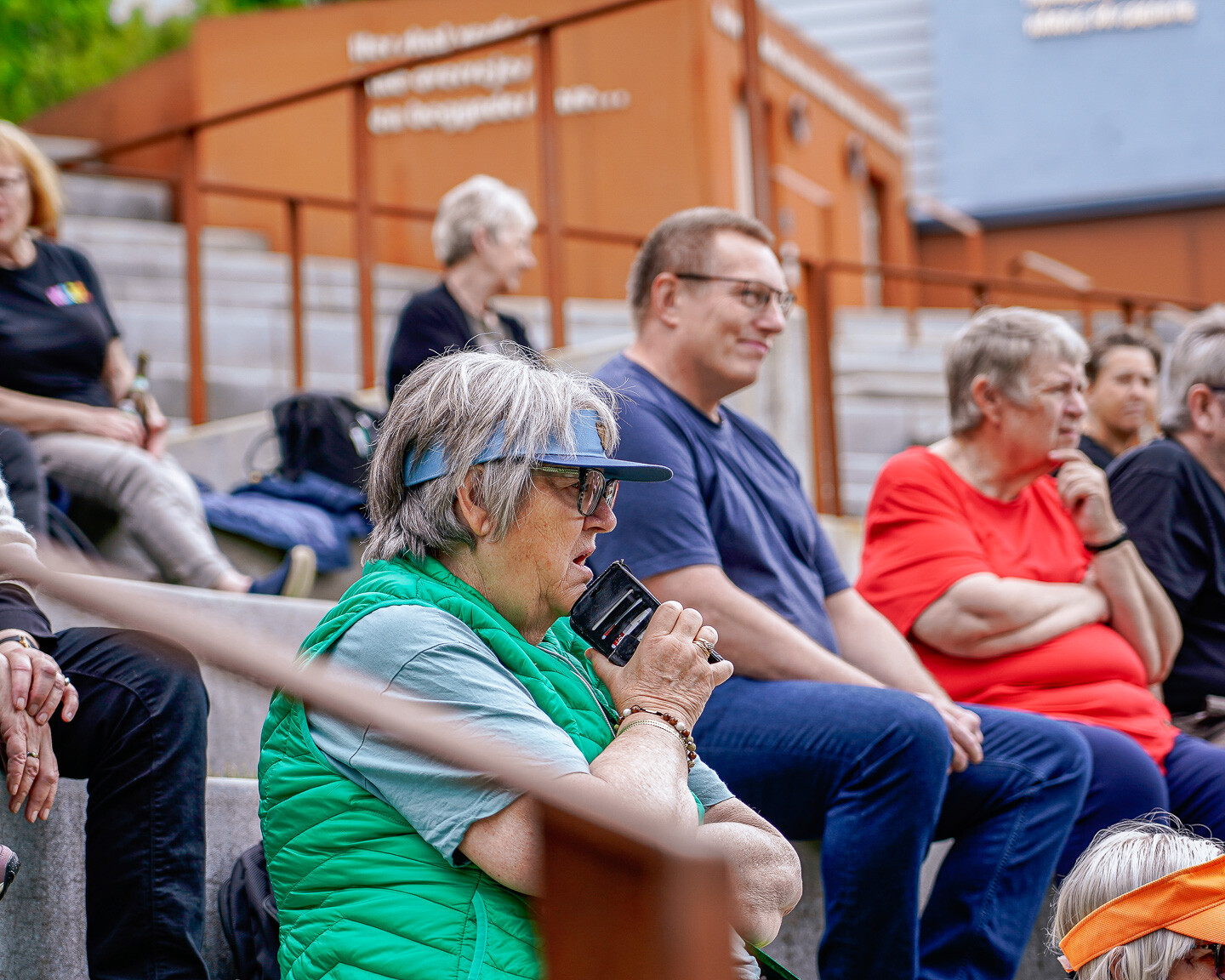 80-100 stykker var mødt frem til første Grundlovsmøde i Byparken i en årrække. Foto: Fjodor Pedersen.