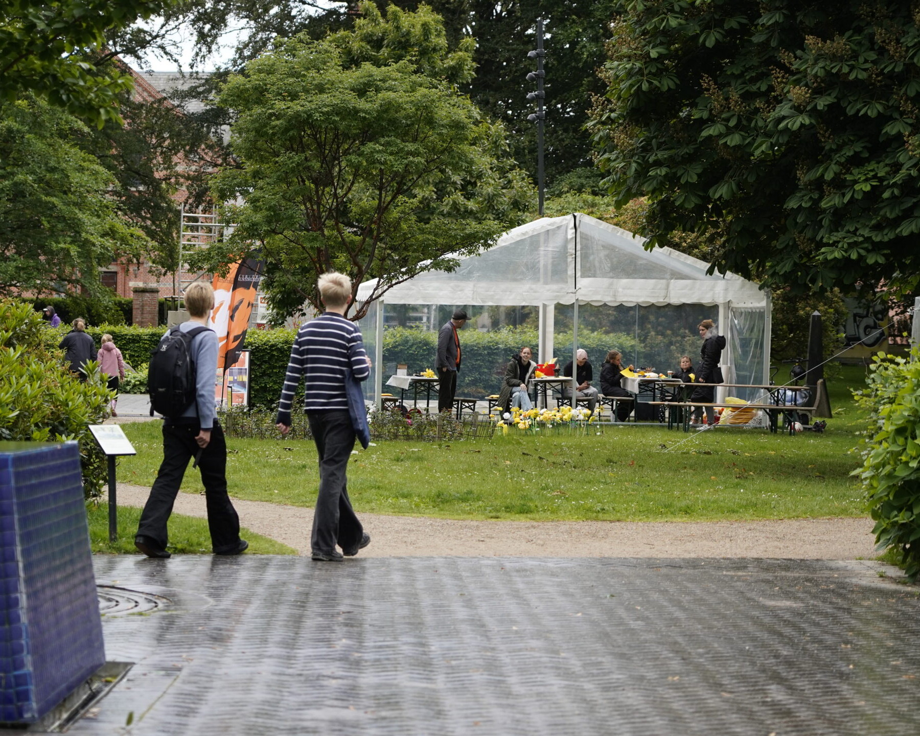 22. juni 2013 genåbnede den gamle kirkegård som IC Møllerparken. Foto: Fjodor Pedersen.
