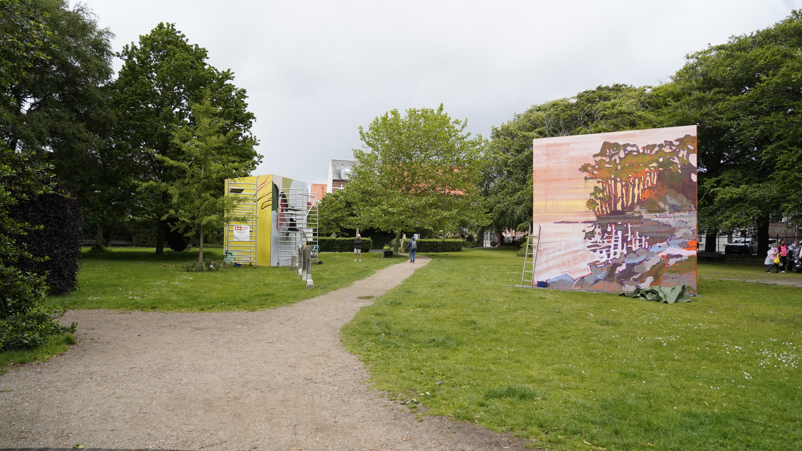 Der er kommet farver på i den grønne park. Foto: Fjodor Pedersen.