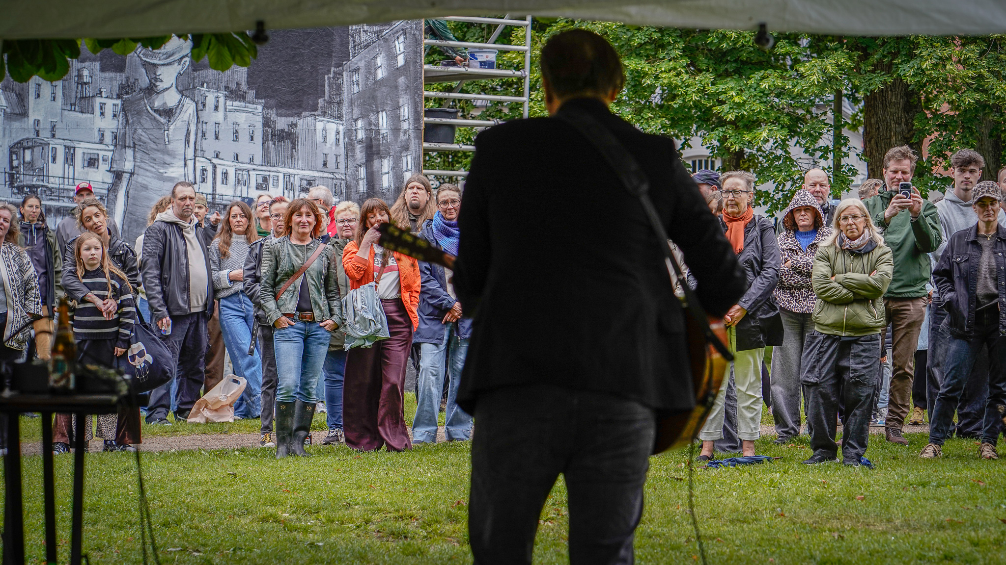Onsdag eftermiddag spillede Sebastian Wolff i parken. Foto: Fjodor Pedersen.