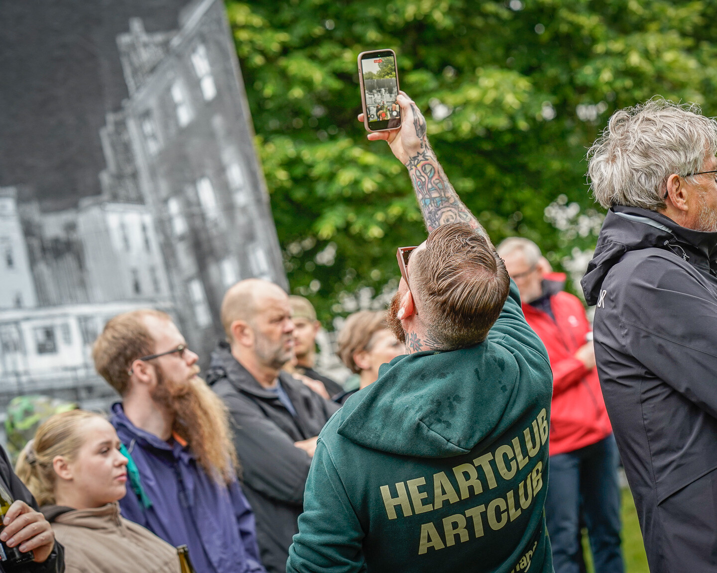 Esbjerg har taget gadekunsten i parken til sig - så den forbliver lidt endnu. Arkivfoto: Fjodor Pedersen.