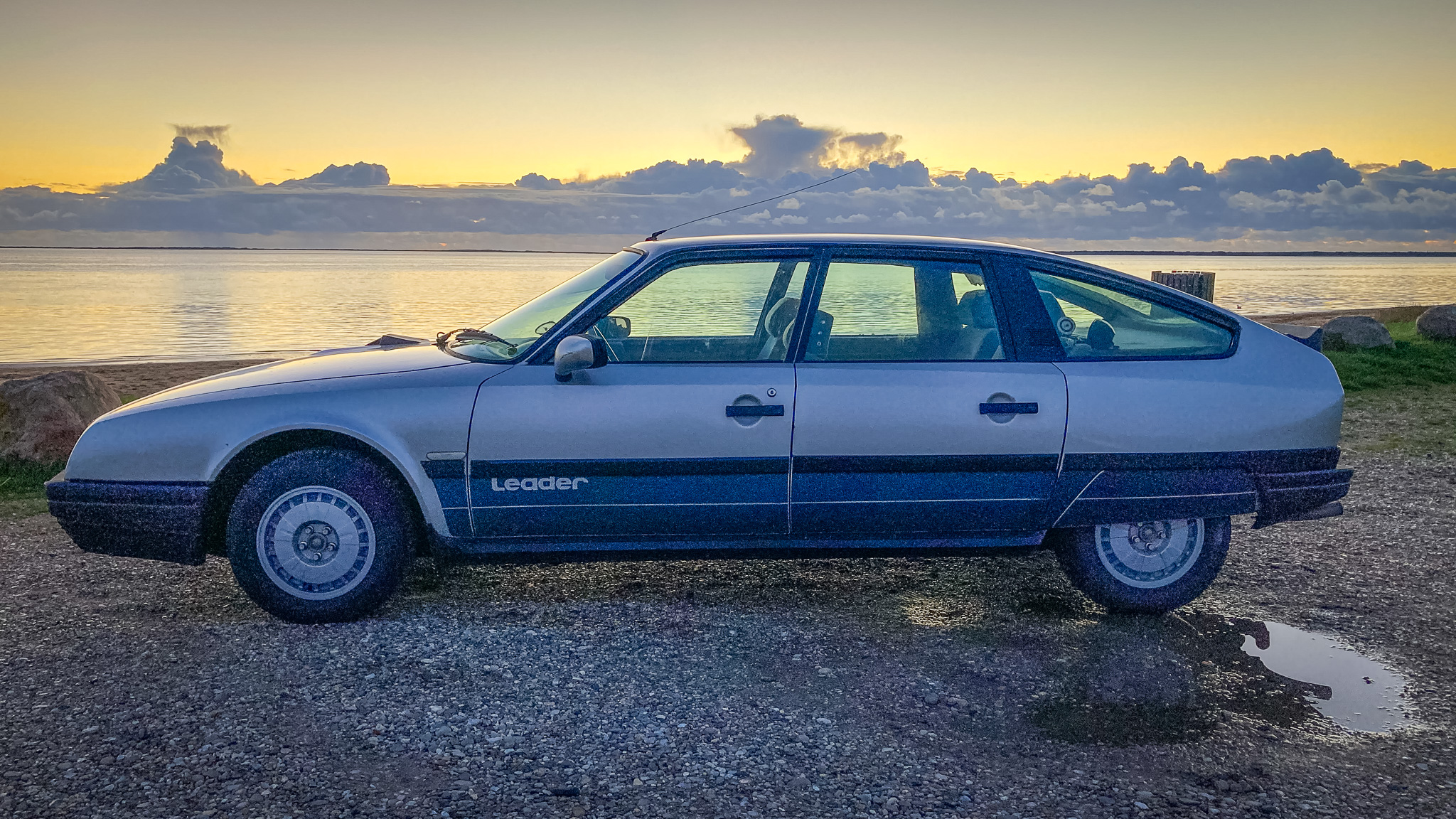 En Citroën CX fra 1988 er måske ikke den mest oplagte veteranbil, men for Søren er den et eksempel på en bil, der tør gå sine egne veje. Privatfoto.