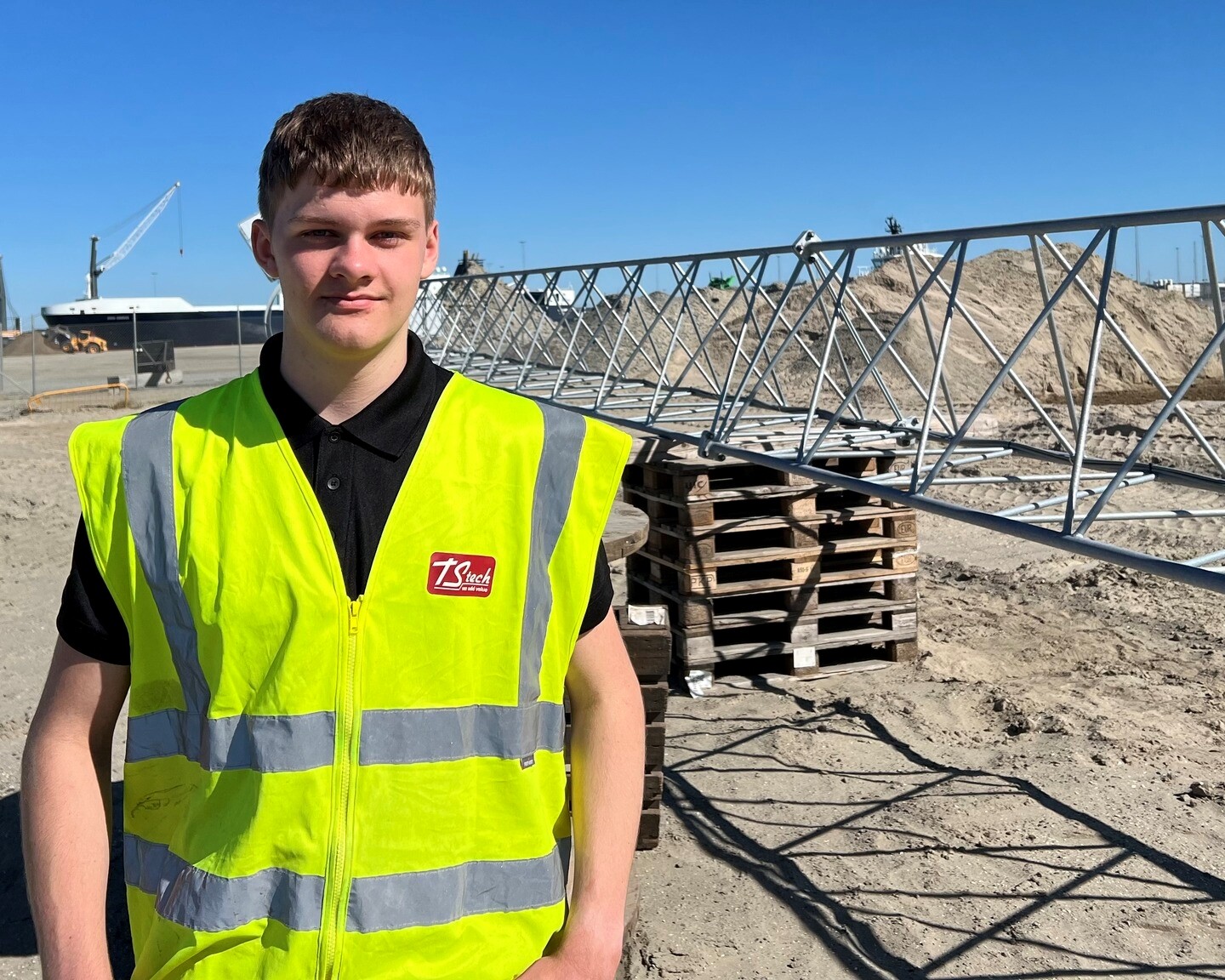 Det begyndte med to ugentlige dage som juniormesterlærling. Nu har Jonas Høy taget næste skridt og sikret sig en uddannelsesaftale hos TS TECH. Privatfoto.
