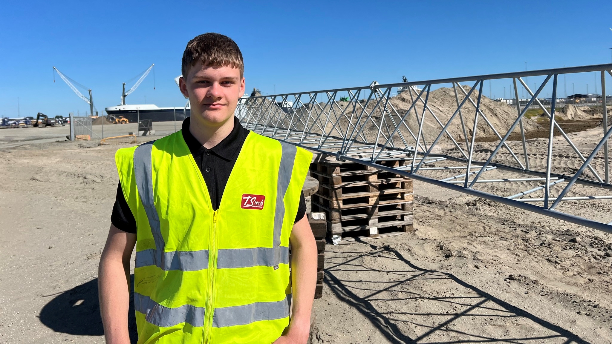 Det begyndte med to ugentlige dage som juniormesterlærling. Nu har Jonas Høy taget næste skridt og sikret sig en uddannelsesaftale hos TS TECH. Privatfoto.
