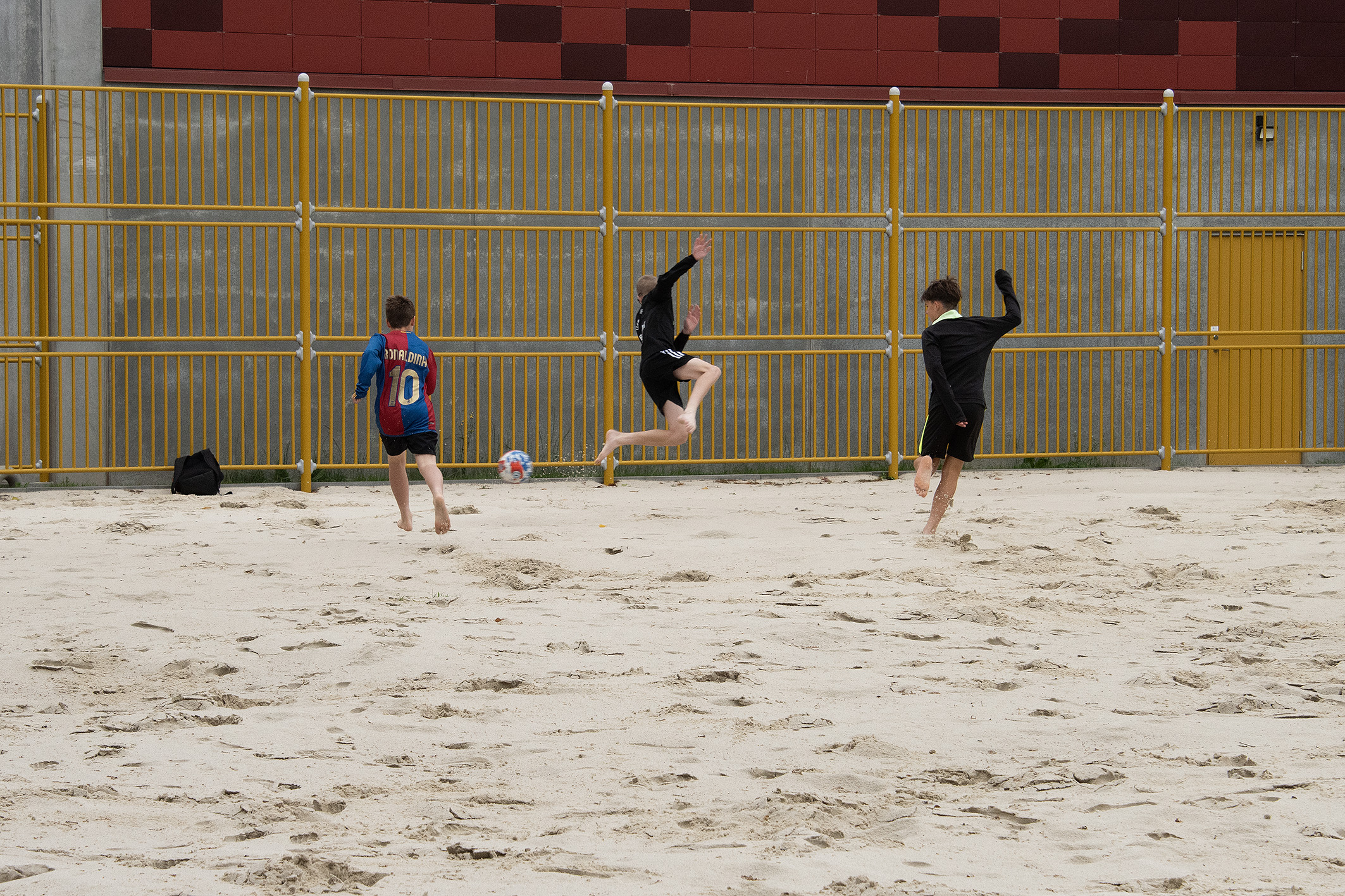 Den 19. juni åbner skolen Danmarks første brasilianske fodboldpark. Foto: Esbjerg Kommune.
