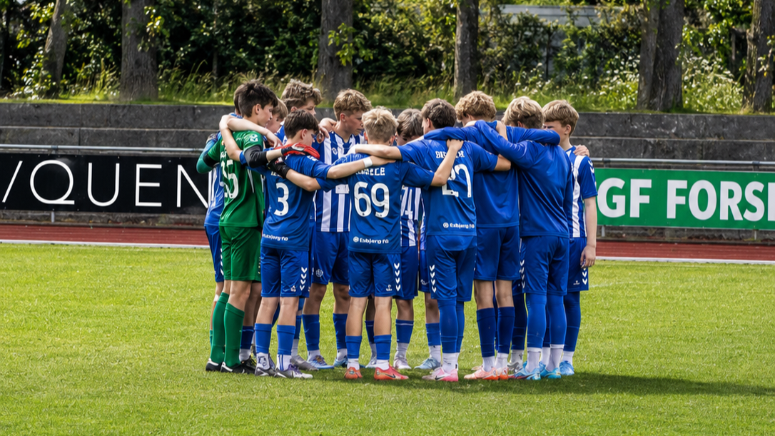 EfB's U15-hold står over for en stor finale. Privatfoto.