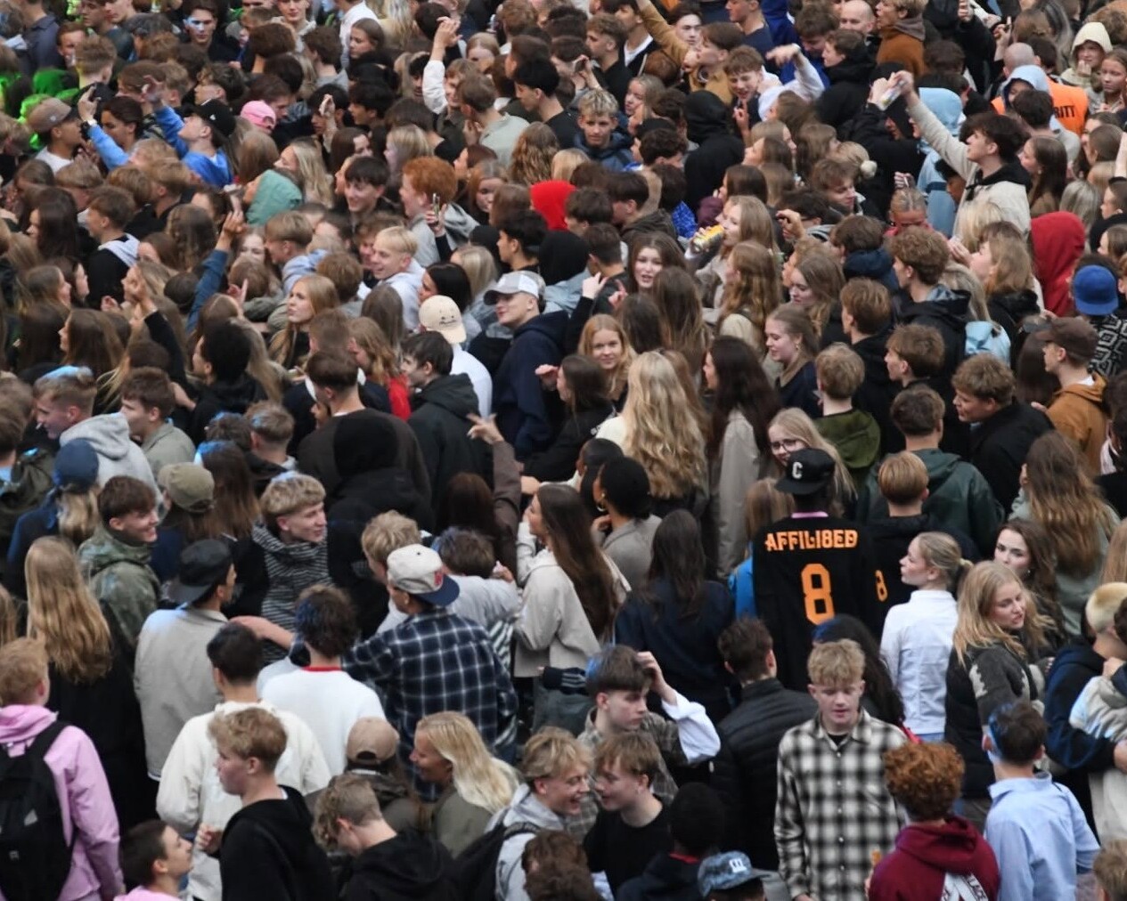 Der har været tætpakket på Torvet under årets festuge. Foto: Peter Langwithz Smith.