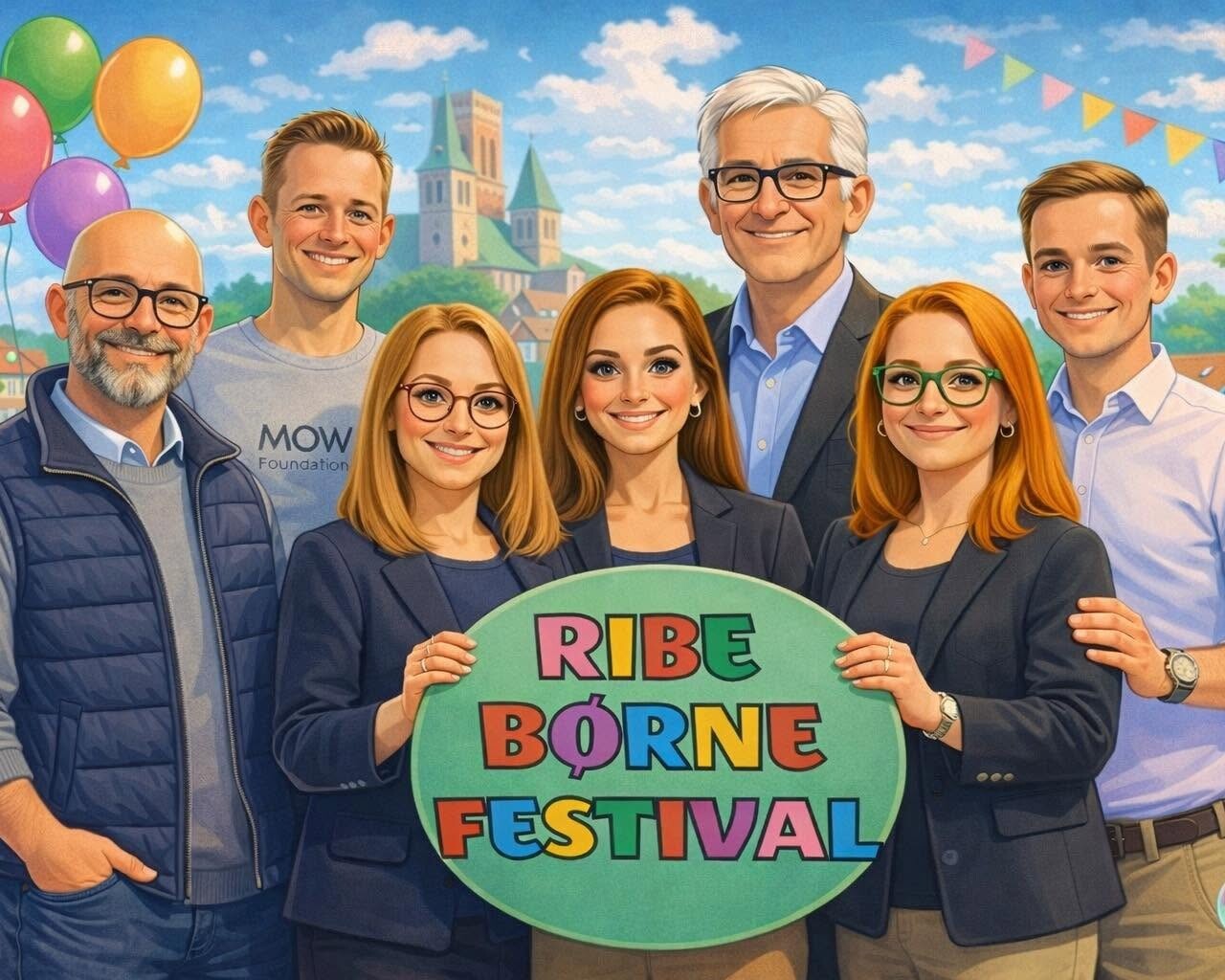 Ribe Børnefestival er opstået på initiativ af en række frivillige kræfter. I bestyrelsen sidder Formand: Gitte Laursen, Næstformand: May-Britt Andrea Andersen og de øvrige bestyrelsesmedlemmer: Peder Tørnqvist, Claus Pedersen, Søren Littau Christiansen, Pernille Preisler Adelhardt og Nikolai Christensen