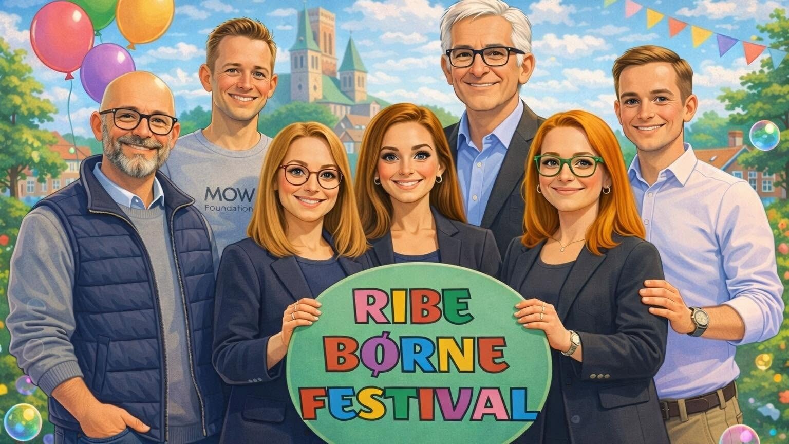 Ribe Børnefestival er opstået på initiativ af en række frivillige kræfter. I bestyrelsen sidder Formand: Gitte Laursen, Næstformand: May-Britt Andrea Andersen og de øvrige bestyrelsesmedlemmer: Peder Tørnqvist, Claus Pedersen, Søren Littau Christiansen, Pernille Preisler Adelhardt og Nikolai Christensen