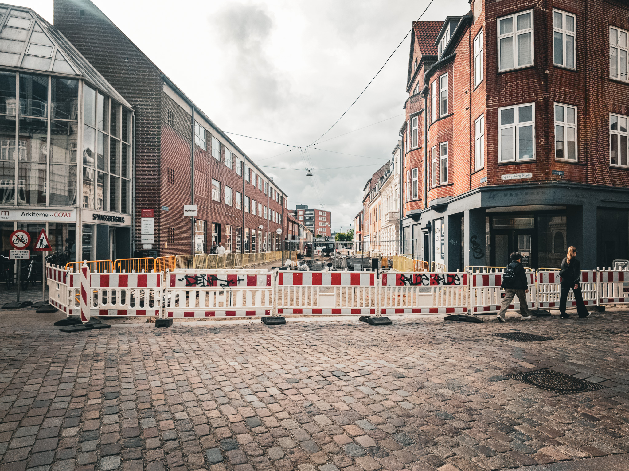 Udover de kosmetiske ændringer, er vandafledning tænkt ind i projektet. Foto: Fjodor Pedersen.