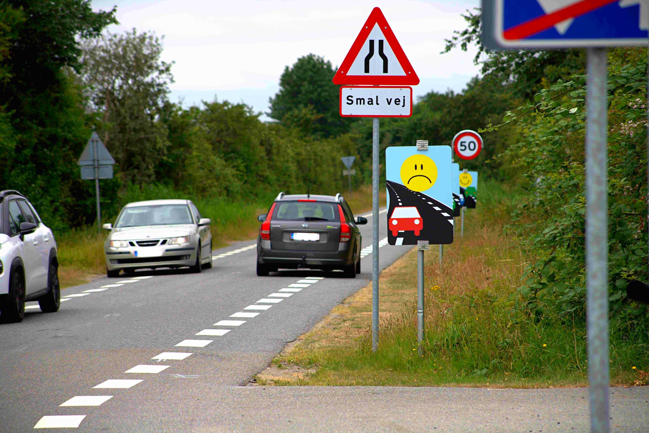 Bjerrumvej ved RIbe med generel hastighedsnedsættelse. Arkivfoto: Johnny Tauman.