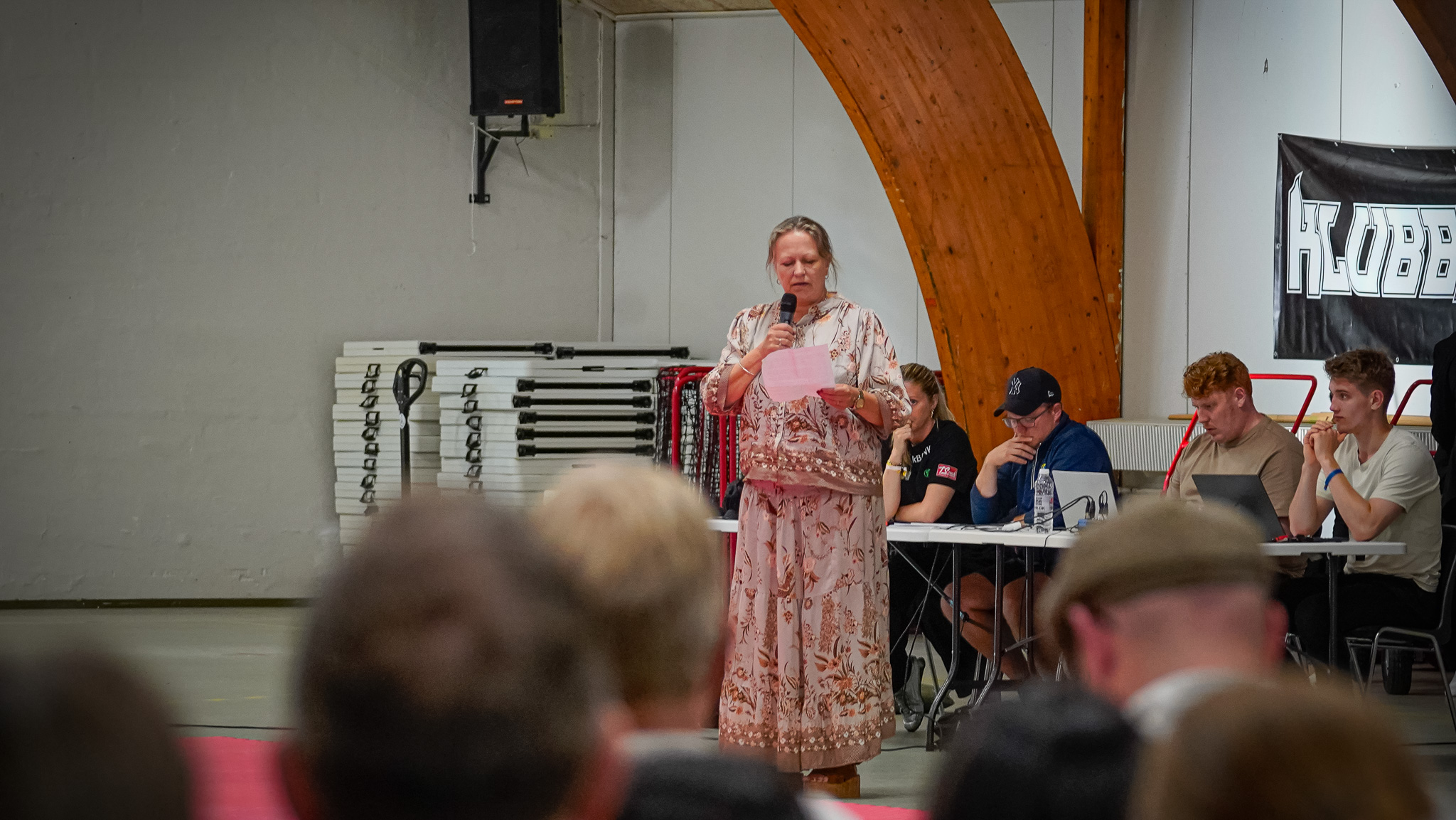 Udvalgsformand Susanne Dyreborg (DD), Kultur & Fritid, udtrykte begejstring for taekwondoens værdier, som respekt, selvdisciplin og fællesskab. Foto: Fjodor Pedersen.