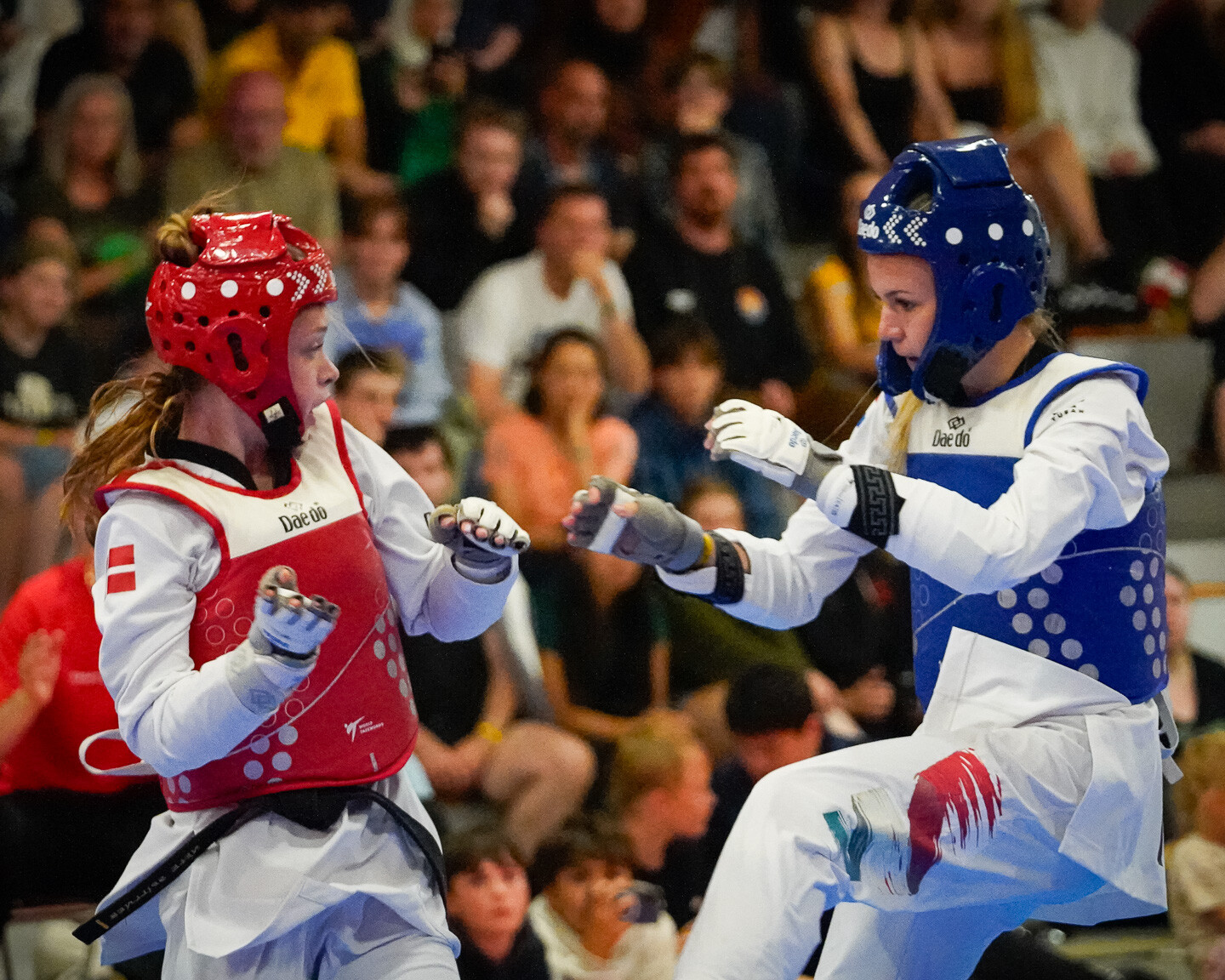 Sommerlejren hos Esbjerg Taekwondo Klub kulminerede med opvisning torsdag aften. Foto: Fjodor Pedersen.