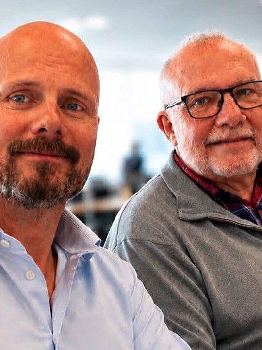 Michael Harbøll og Hans-Erik Møller har stiftet ny lokalliste. PR-foto.