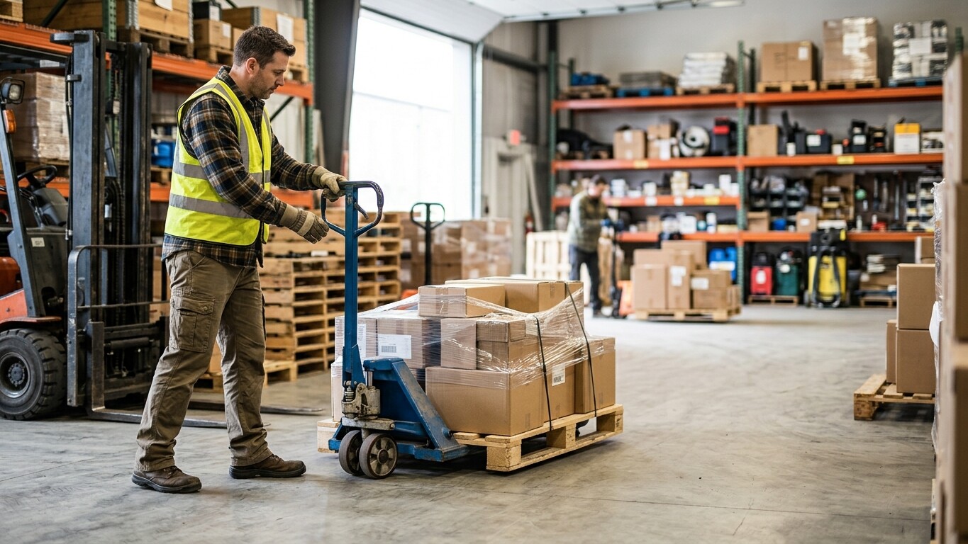 Det er vigtigt at vælge den rigtige palleløftere. PR-foto.