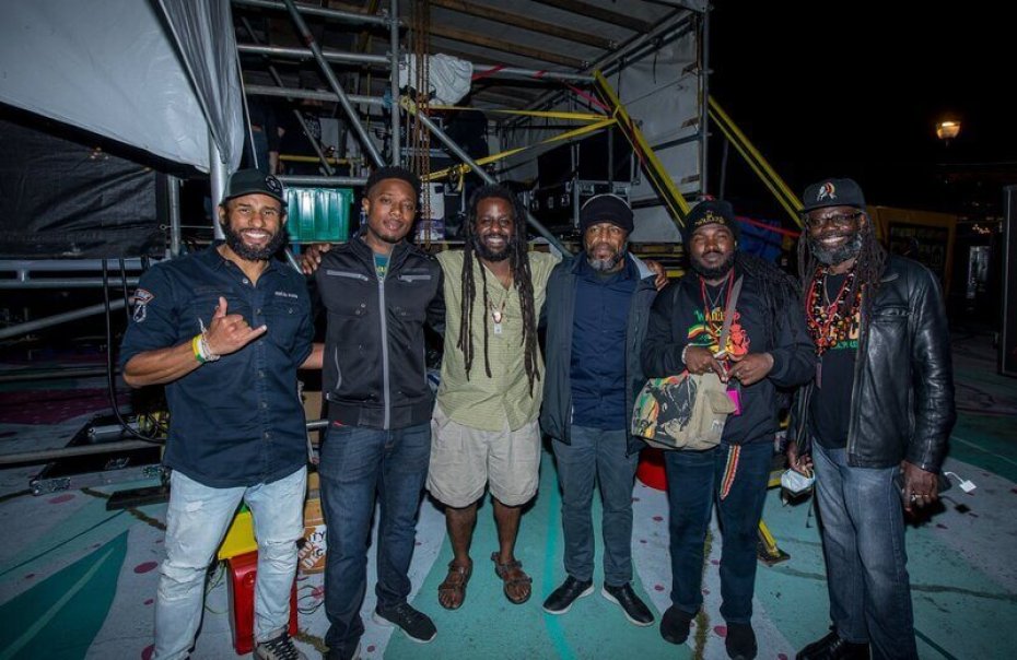 The Wailers backstage i 2022. Pressefoto.