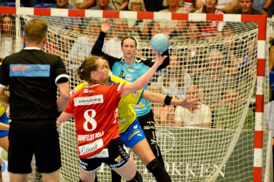 Team Esbjerg var modstanderen overlegen i aftenens finalekamp. Foto: Bilal Hussain.