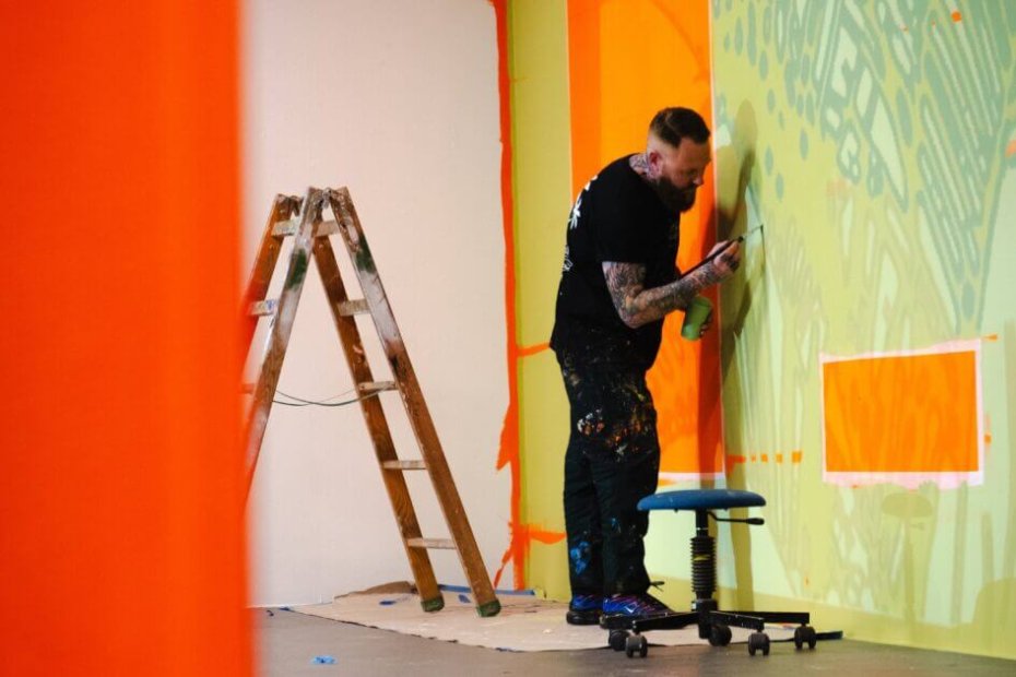 Peter Birk er udstillingsaktuel på Esbjerg Kunstmuseum. Foto: Marcus Fay.
