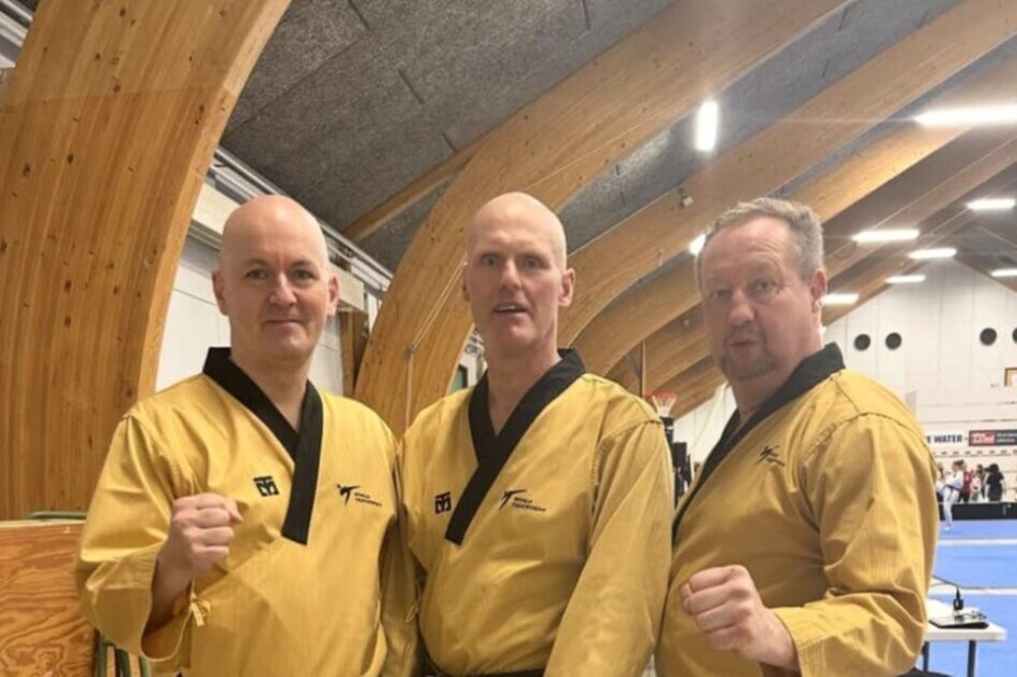 Anders Bennedsen til venstre er klar til EM. Privatfoto.